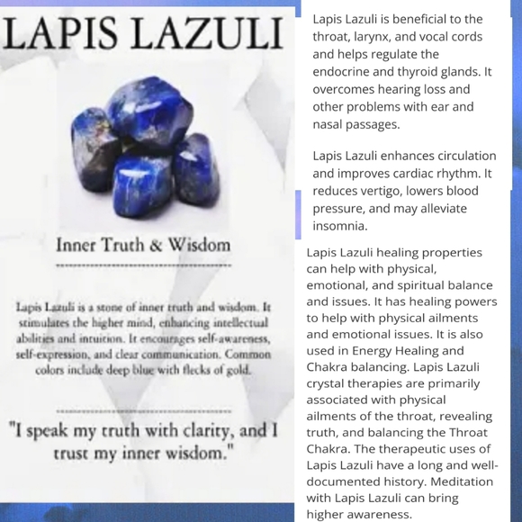 Amethyst Lapis Lazuli Bracelet Natural Stone Crystal Healing Bracelet - Picture 7 of 8